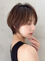 ロンドエニカ 大宮(Lond enika)&nbsp;グランマッシュ/細めハイライト/ショート/白髪ぼかし/前髪☆