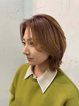 オレンジ梅田店(ORANGE) 流れる顔周りスタイル/ミツキ