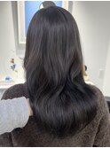 ラベンダーグレージュ/グレージュ/暗髪rina