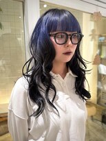 ローエ バイ デコ(Rohe by DECO)&nbsp;【廣川】地毛からグラデーション/ネイビー/ルーツカラー