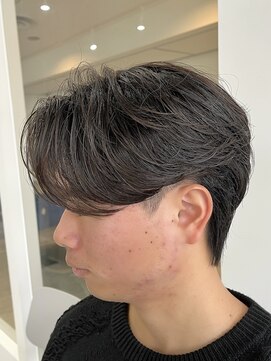 ラヴィズムバイフィフス(LUVISM by fifth) ニュアンスパーマ毛流れパーマセンターパート新潟万代