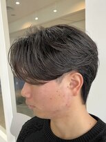 ラヴィズムバイフィフス(LUVISM by fifth) ニュアンスパーマ毛流れパーマセンターパート新潟万代