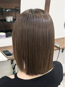 ルイ(ROUIS produced by LUCK 津田沼) 大人ボブ/ミディアムボブ/ココアベージュ/ココアブラウン