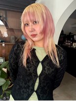 シェリムボート(Cherim boat) 【Blond × pink 】layer cut☆