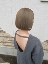 ヘアーアンドライフミルコ(miRuko) ミニボブ×ヘーゼルベージュ