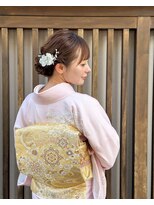 バサラ 大阪なんば店(VASARA) 大阪なんば/訪問着ヘア/着物ヘア/卒業式ヘア/成人式ヘア