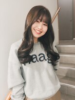 ミリヘアー(mili hair) オリーブベージュ×韓国巻き