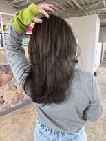 ファンド 千葉(fand)&nbsp;レイヤーカット/似合わせカット/オリーブベージュ