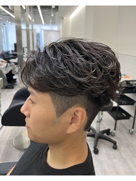 ビカムメンズヘアー 栄店(become men's hair) フェザーパーマ/ニュアンスパーマ/ラルフカール
