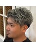 メッシュキャップハイライトカラー＋カット