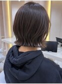 大人くびれレイヤーボブ巻ける縮毛矯正