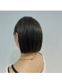 切りっぱなしボブ