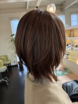 キャパジャストヘアー(CAPA just hair)&nbsp;ハイライト、ナチュラルブラウン×柔らかレイヤースタイル