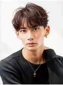 シャドウパーマニュアンスパーマシースルーマッシュツーブロック