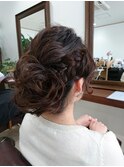 編み込みウェーブ