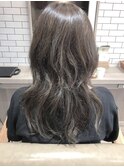 ネイビーアッシュなネオウルフスタイル