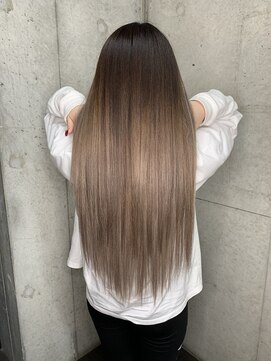 ガナンシア 横浜本店(ganancia) ミルクティーシルバーグラデーション