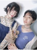 パーマ×愛されボブ×こなれ感あるハンサムショート