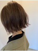 切りっぱなしボブ