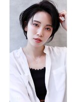 アッシュ 下北沢店(Ash) 黒髪ハンサムショート