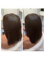 アンド ラ ブランシュ(&.La Blanche)&nbsp;髪質改善大宮◎髪質改善3回目！