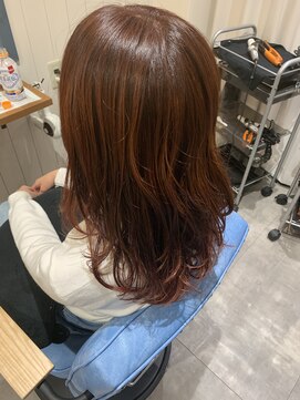 アオイロ(aoiro) チェリーブラウン×ハイライトグラデーション