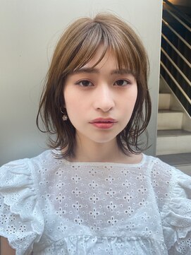 エマ ギンザ(EMMA GINZA) 大人気！くびれボブ　オリーブベージュ