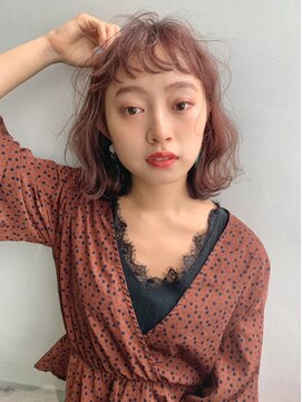 オグジュアリー 表参道(aux.) 大人かわいい/前髪[表参道/表参道駅]