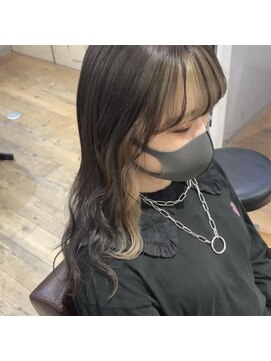 ワット 新宿店 新宿髪質改善韓国インナーカラー学割U24レイヤーメンズ白髪染め