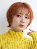 大人可愛い２０代３０代顔まわりデザインショートボブ