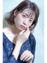 ノイ 千歳船橋(noi)&nbsp;斜めバング/グレージュカラー/デザインカラー/シルキーベージュ