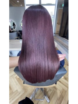 ジーナ 福岡天神(Zina) Cherry Pink × Premium髪質改善トリートメント