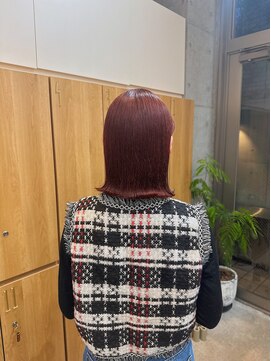 ガーデンエン 表参道(GARDEN eN) レッドブラウンカラー