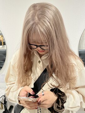 ラミエバイメルト 下北沢(lamie by melt) ケアブリーチグレージュミルクティーベージュ透明感秋冬/毛利