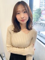 トゥルーズ 梅田店(TLUUS)&nbsp;TLUUS似合わせカットダークアッシュミディアムレイヤーカット