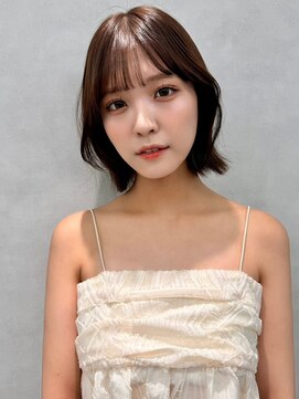 エジョン 三鷹店(Aejon) レイヤーロング/ヘルシースタイル/韓国ヘア/ベビーピンク/吉祥寺