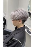 ホワイトシルバー×エンドブラック