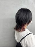 #ボブウルフ×インナーレッド