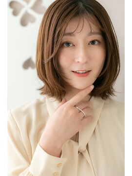 カバーヘア ブリス 大宮西口(COVER HAIR bliss) 外ハネくびれボブウルフカットヘルシースタイルY大宮30代40代