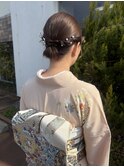 タイトシニヨン×訪問着着付