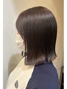 オーガニックマインド 坂戸 鶴ヶ島(organic+mind) 美髪大人可愛い大人美人ボブ×ヘルシースタイルシースルーバング