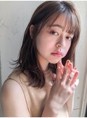 艶感結べるボブセミディナチュラルカールうるツヤ#253f0625