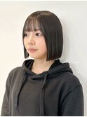 切りっぱなしボブ/刈り上げボブ/ミニボブ/似合わせ