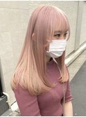 渋谷ミルクティーベージュハイトーンカラーヘーゼルベージュ30代