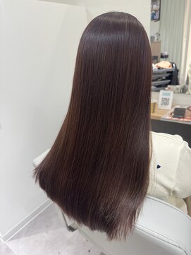 シェリエ(Chal Lier) ボルドーピンクロングボブ◎mai