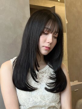 オムニス 表参道(Omnis) 美髪レイヤーカット/顔まわりレイヤー/くびれミディアムレイヤー