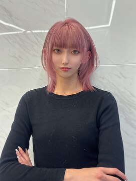 ボブレイヤー×ピンク