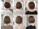 ヘアアンドメイク エジェリ(hair&make egerie)の写真/白髪ぼかしと相性の良いショートとボブでヘアスタイルを楽しく！【白髪染め/白髪ぼかしハイライト/ボブ】