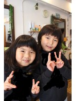 ヘアー ド ブラン(Hair de Brun)&nbsp;☆キッズカット☆可愛いシスター☆