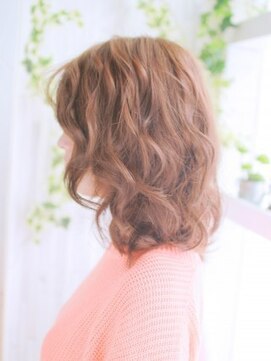 ヘアメイク ナル(hair make nalu) ミックスカールのモテ髪スタイル